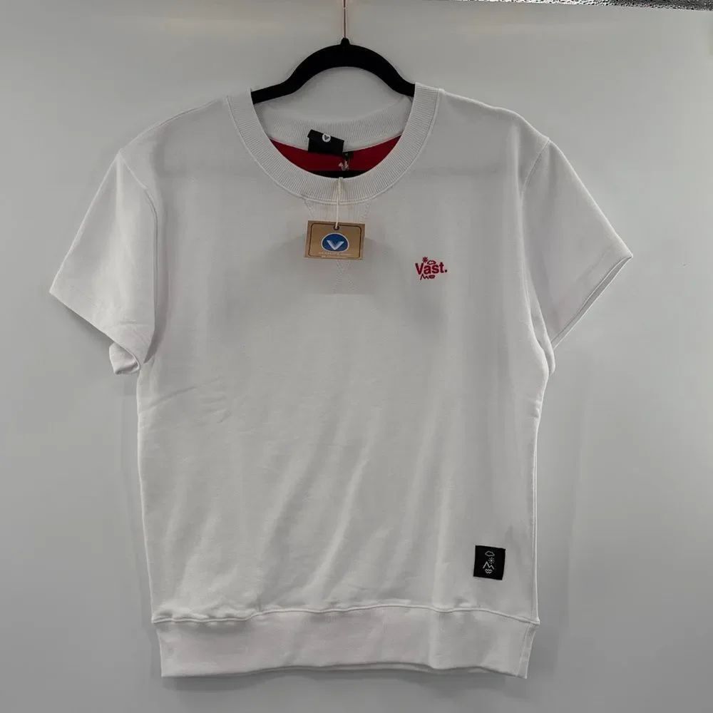 VAST Short Sleeve Sweatshirt White Men's Top size M